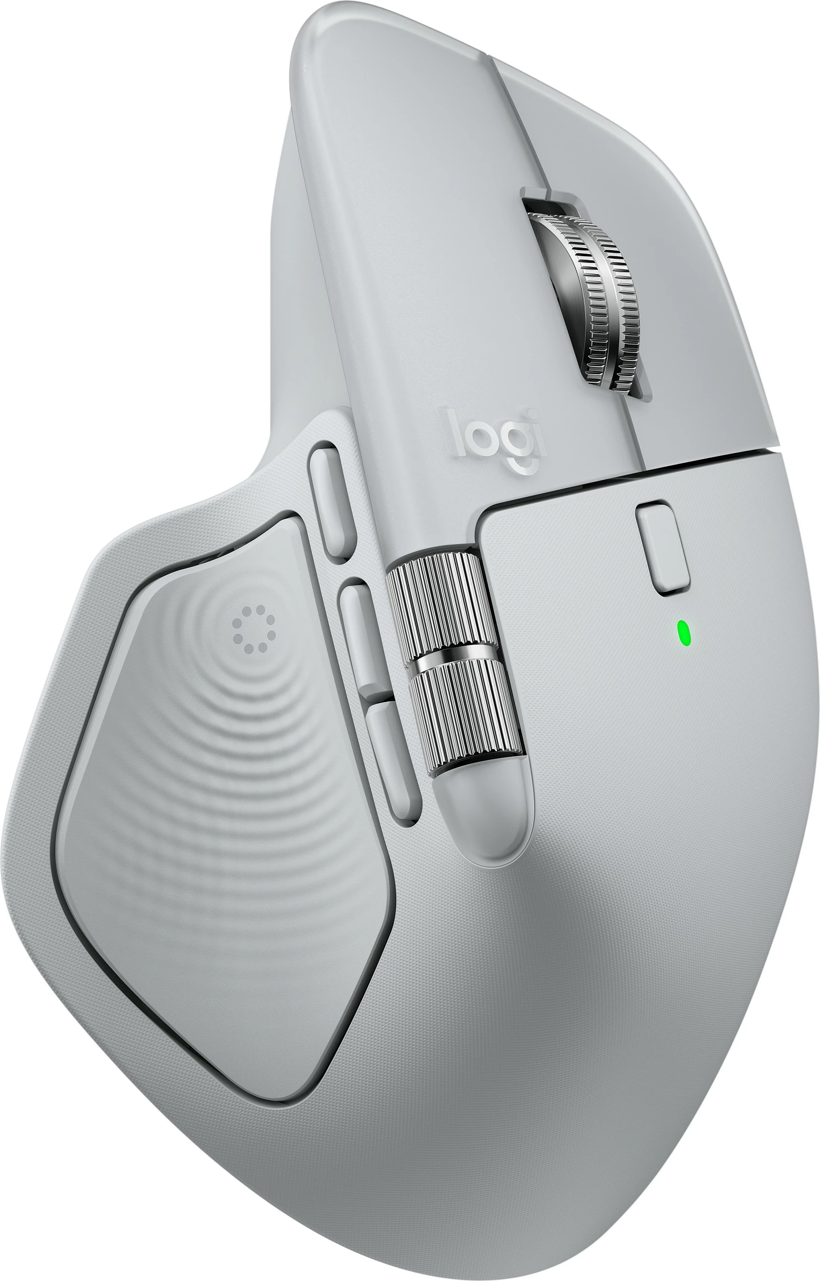 Maus Logitech MX Master 4, wireless RF+Bluetooth, 8000 DPI, ergonomik për dorë të djathtë, gri