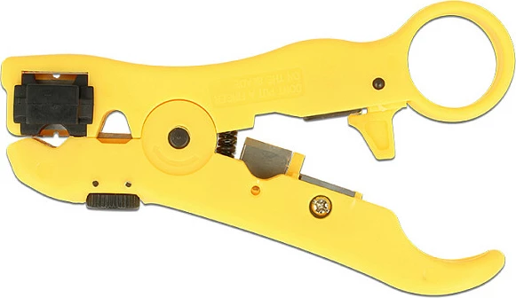 Komplet veglash për kabllo rrjeti DeLOCK 86105, me tester RJ45/RJ11, e zezë/bardhë