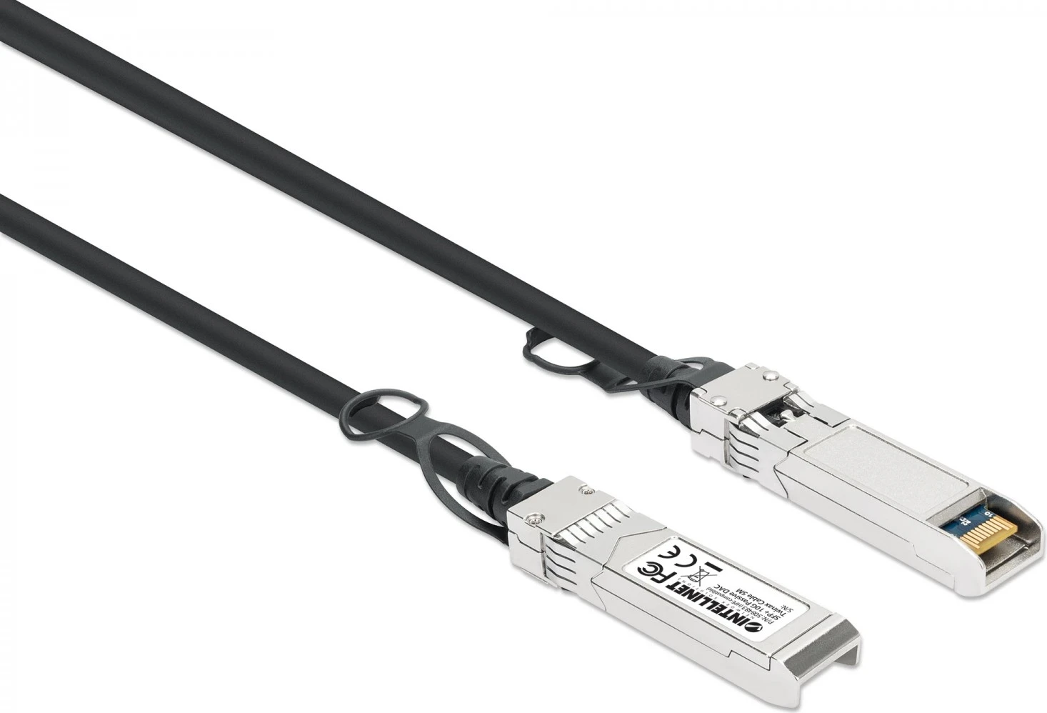 Kabllo Intellinet 508483 Twinax SFP+ 10G DAC, e zezë, 5m