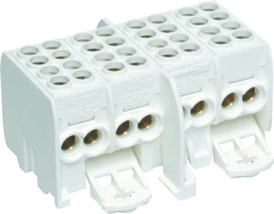 Klemë degëzimi për linjë kryesore Hager KH24C universZ, 4P, 2x25/2x16 mm², e bardhë