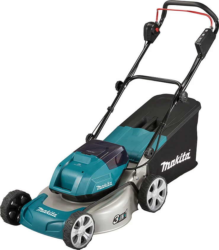 Kositës bari Makita DLM463Z, 18V, 6Ah, 46cm, zi/blu/argjend