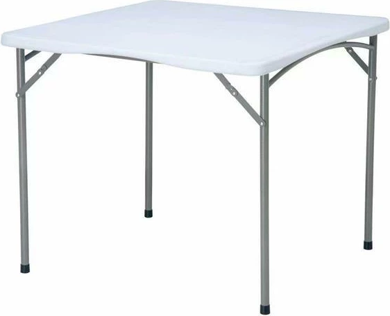 Tavolinë palosëse katrore, Amerbox, 870x870x740 mm, e bardhë