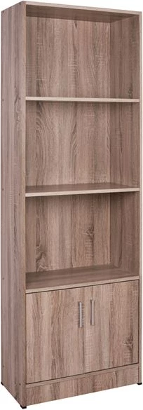 Raft librash melamine, ngjyrë sonama, FH2269.02, 60x30x174 cm