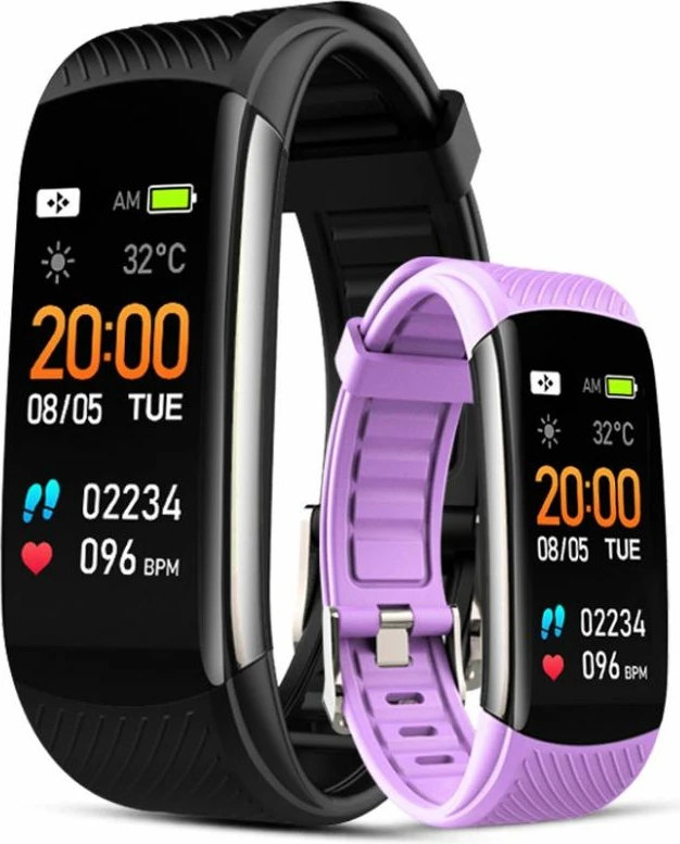 Smartwatch Giewont unisex, e zezë/lejlake