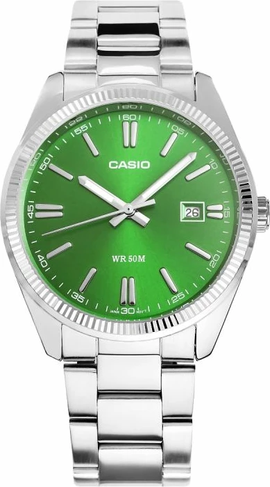 Orë dore për meshkuj CASIO MTP-1302PD-3AVEF, argjendtë, me kuti
