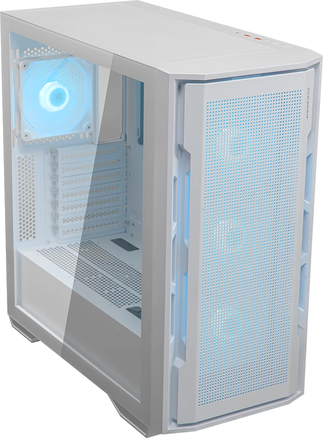 Kasë COUGAR UNIFACE RGB Midi Tower, ATX/E-ATX, 4x120mm RGB, USB-C, e bardhë