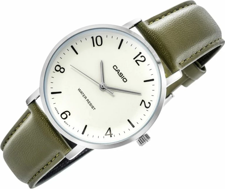 Orë dore për meshkuj CASIO, olive