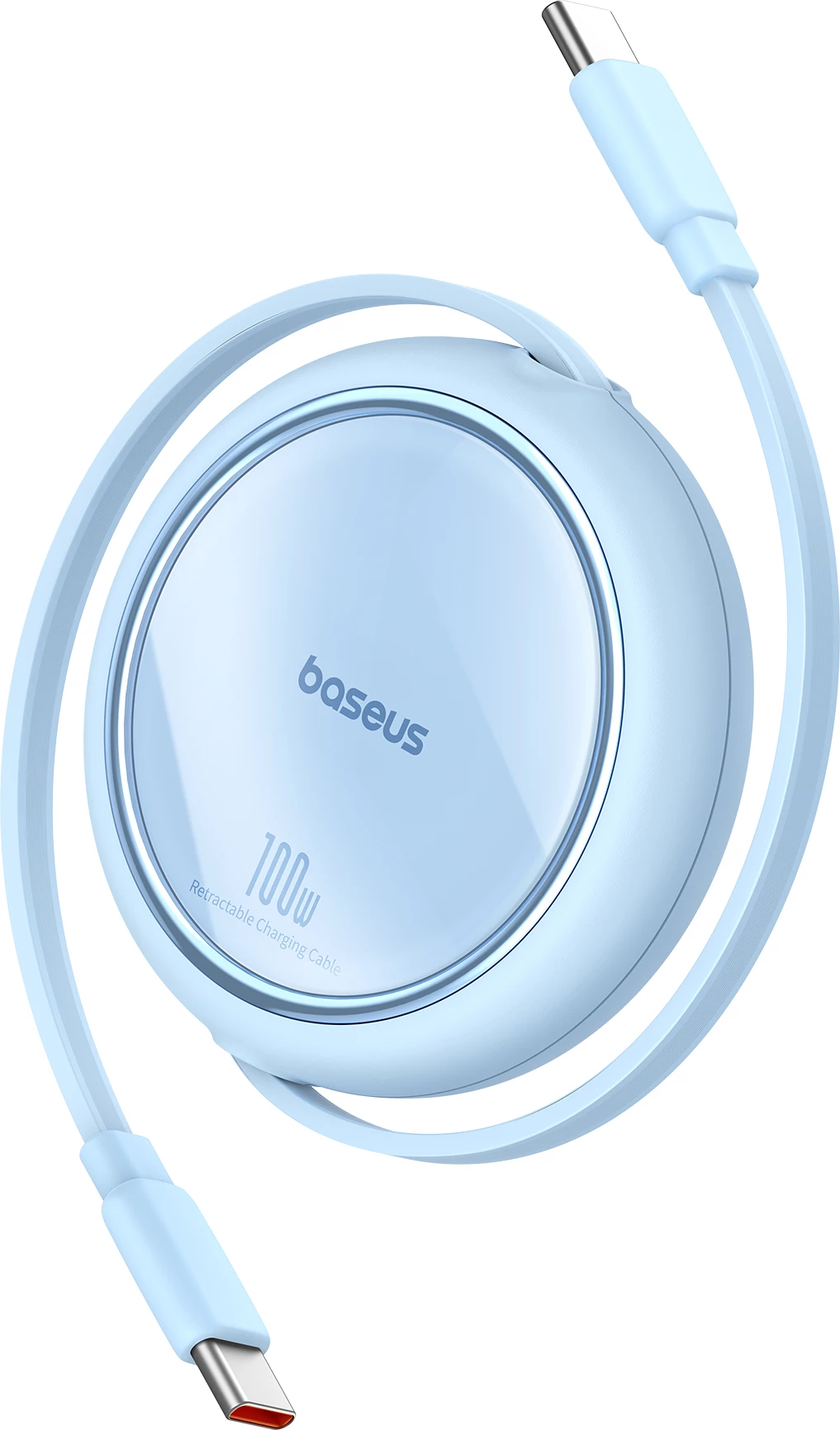 Kabllo Baseus Free2Draw Mini USB-C në USB-C, 100W, 1m, kaltër