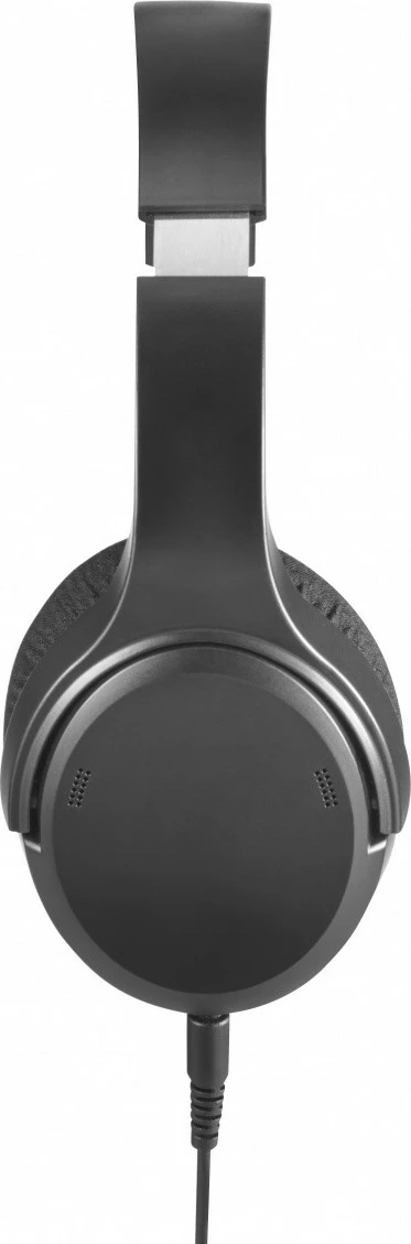 Kufje me kabllo mbi-vesh Hama 221846 stereo, kabëll 6 m i shkëputshëm, 3.5 mm + adapter 6.35 mm, kontroll volumi, e zezë