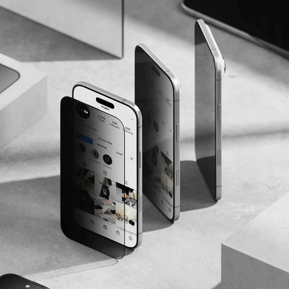 Xham privatësie Ringke Easy Slide për Apple iPhone 17 Air, 2 copë