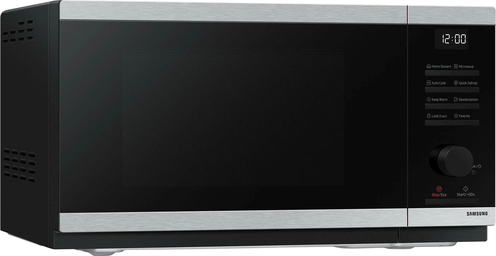 Mikrovalë Samsung MS23DG4504AT, 23 L, 800 W, inox/zezë