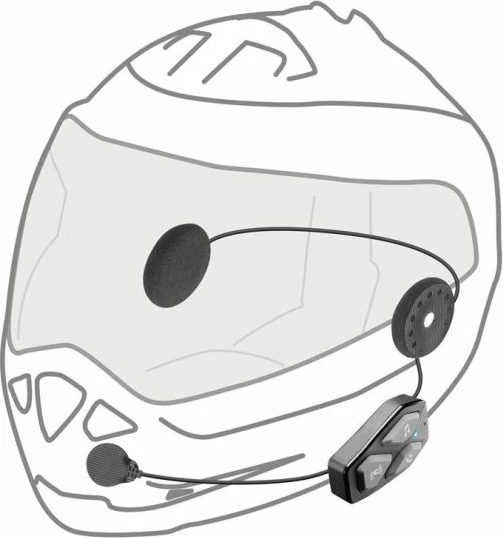 Interkom motoçiklete InterPhone, i zi