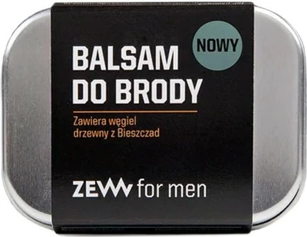 Balsam për mjekër Zew For Men me qymyr për meshkuj, 80ml