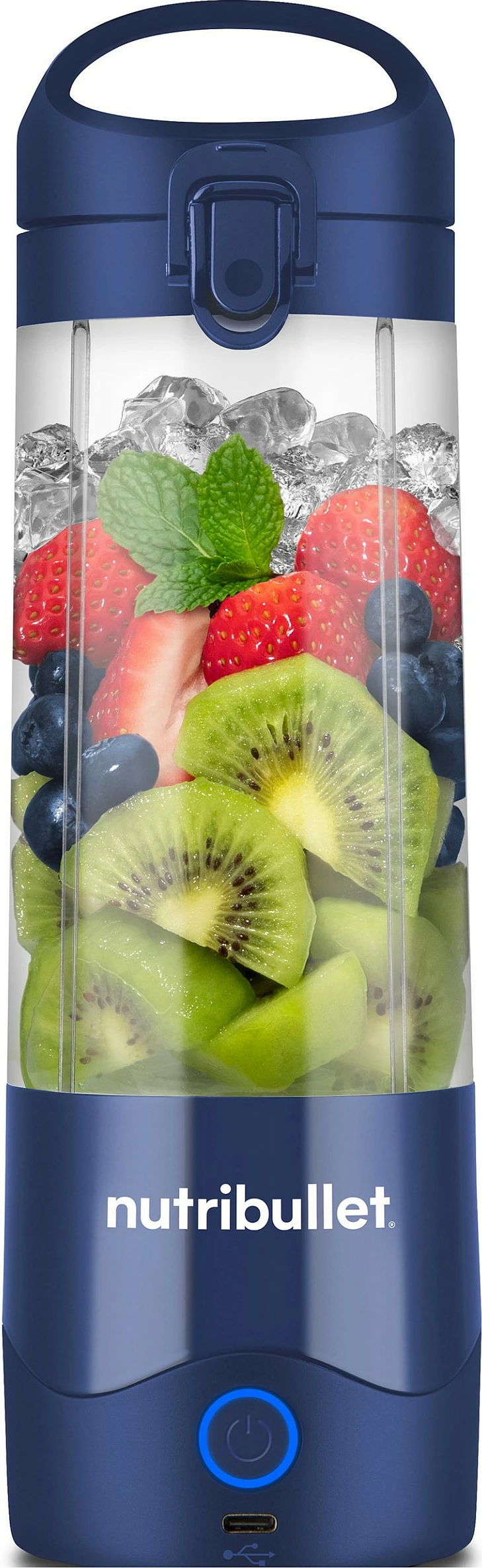 Blender portativ NutriBullet NBP003NBL, navy blu