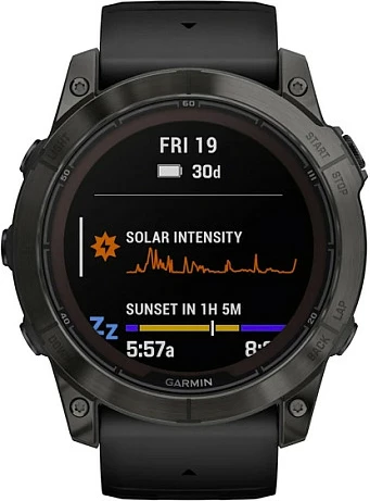Smartwatch Garmin fēnix 7X Pro Solar, GPS, 51mm, 32GB, Carbon Grey