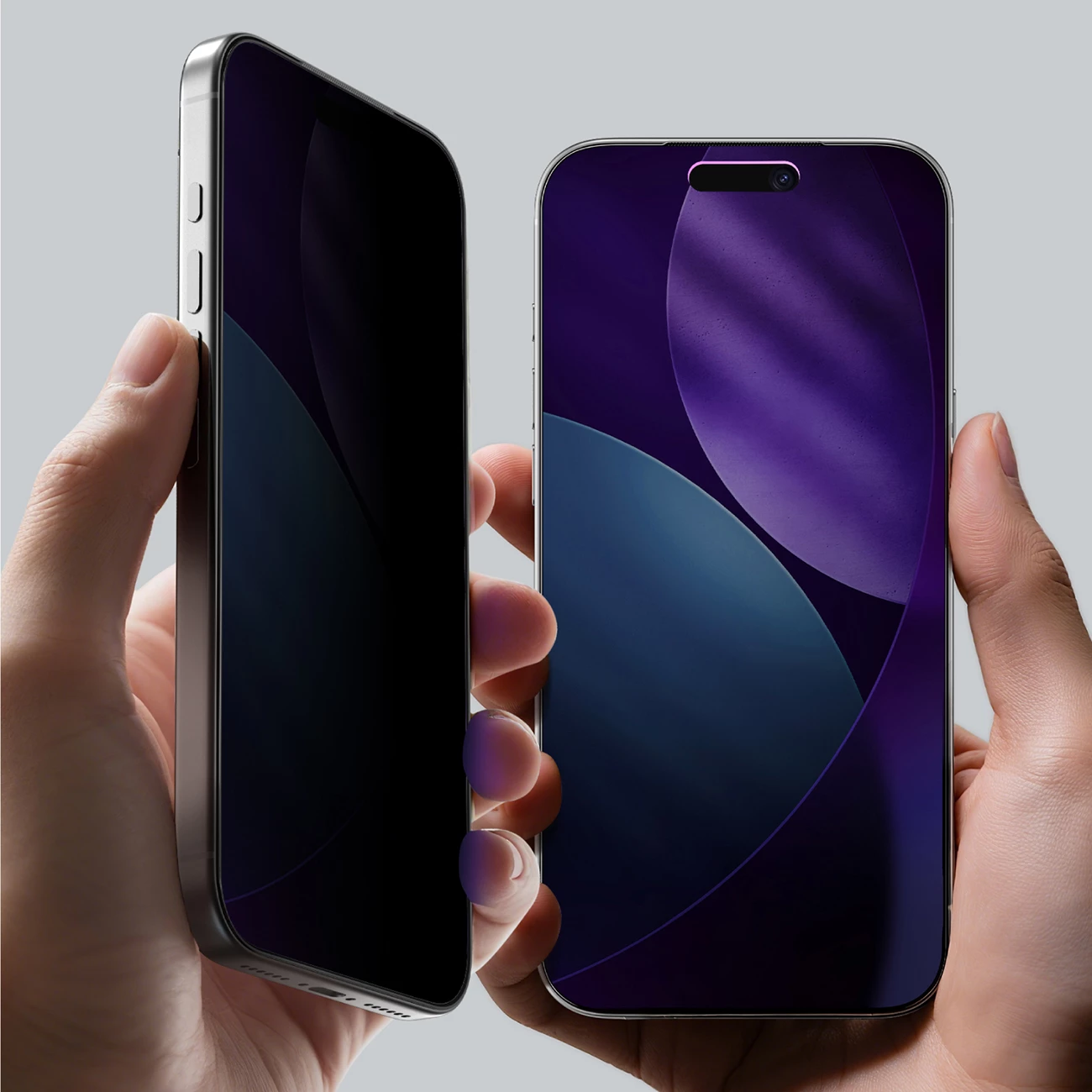 Xham mbrojtës AmazingThing Titan Privacy FusionFilter 7 për iPhone 17 Pro Max, privatësi, rezistencë ndaj rënieve