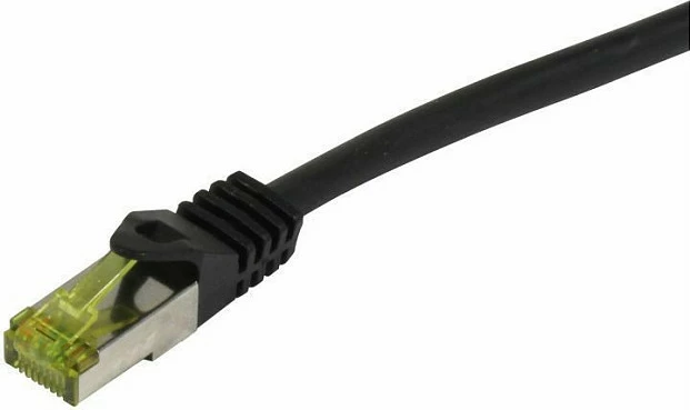 Kabllo rrjeti Synergy21 RJ45 CAT6A 0.5m S/FTP 500MHz AWG26, e zezë