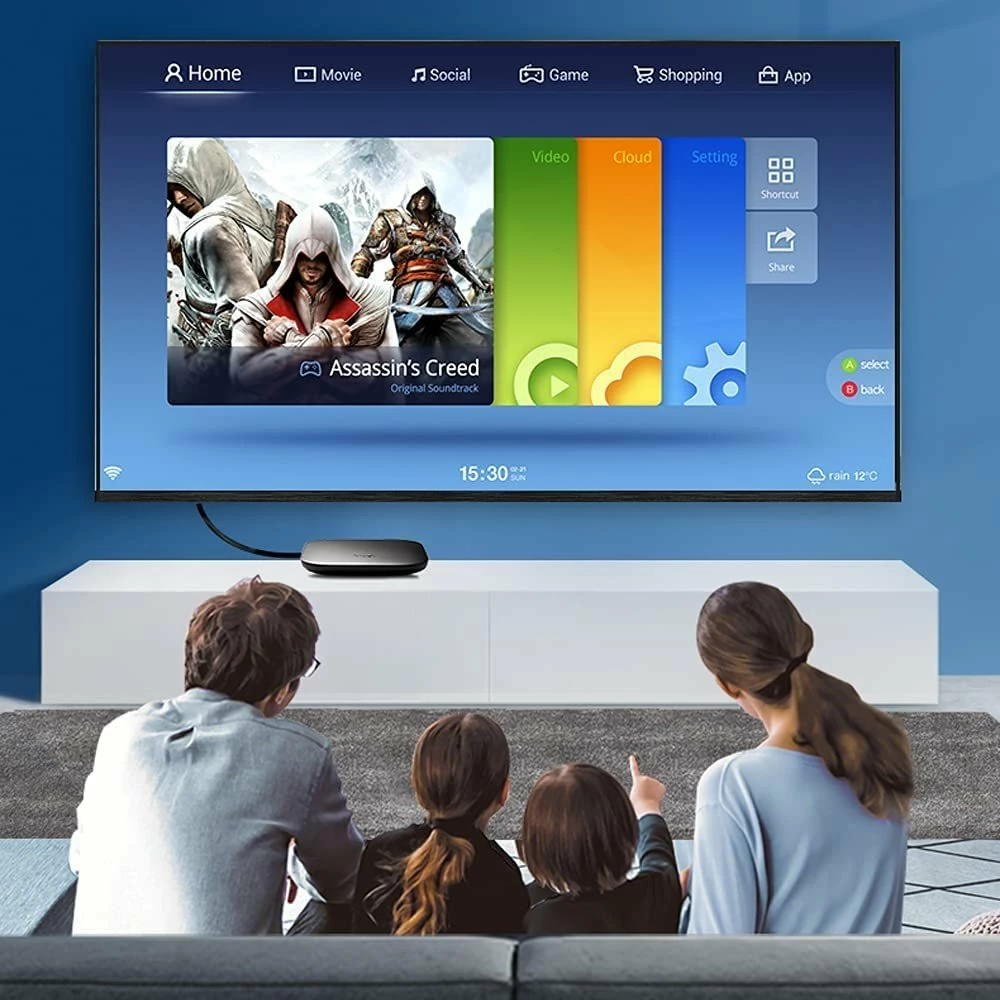 Kabllo HDMI Techly ICOC-HDMI-4-050NE 5m HDMI 2.0 High Speed me Ethernet, e zezë