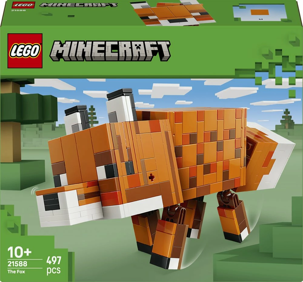 Set LEGO Minecraft The Fox 21588, 497 pjesë, 10+