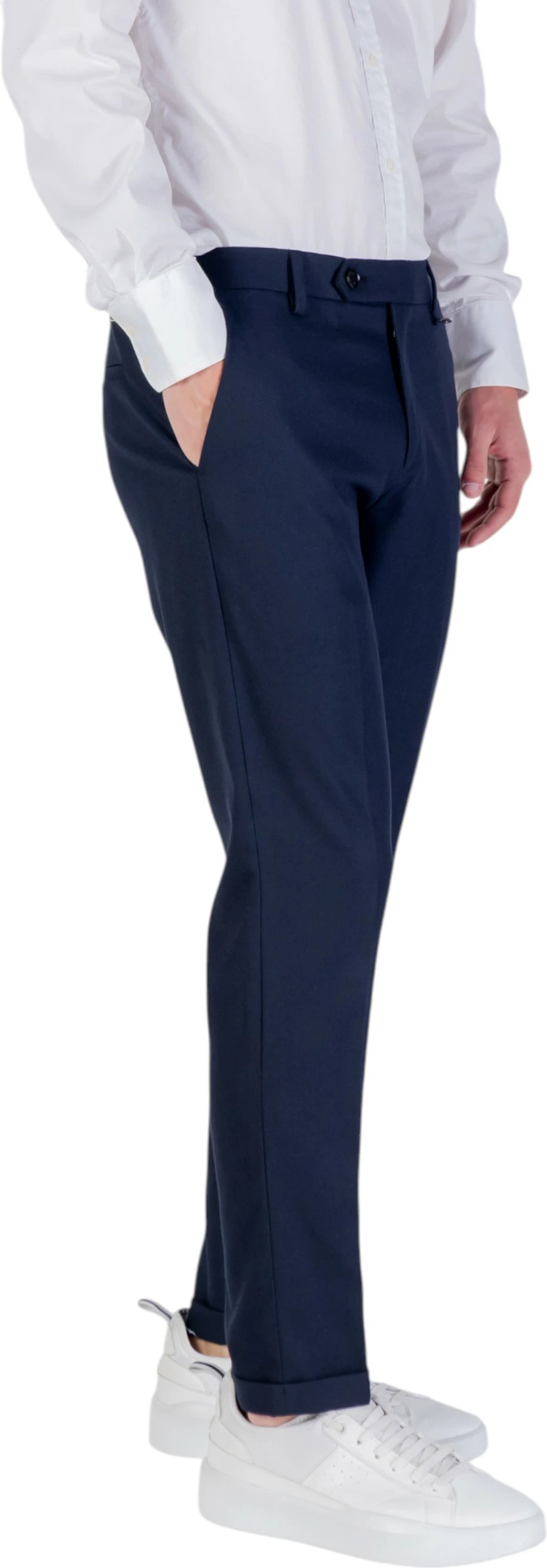 Pantallona për meshkuj Antony Morato RAD Slim Ankle Length Fit MMTR00768-FA600285, blu navy [Madhësia: W40]