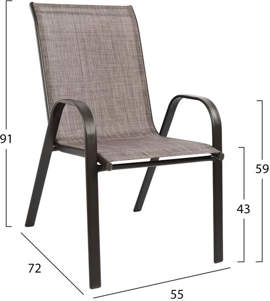 Set kopshti tavolinë & karrige FH5183.02, 3 pjesë