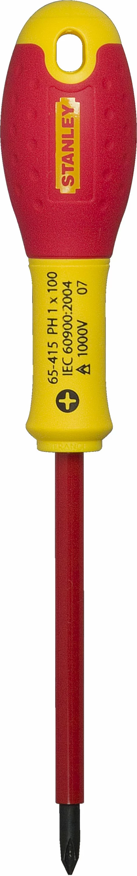 Kaçavidë e izolume Phillips Stanley FATMAX PH1 100mm 0-65-415, kuqe/verdhe