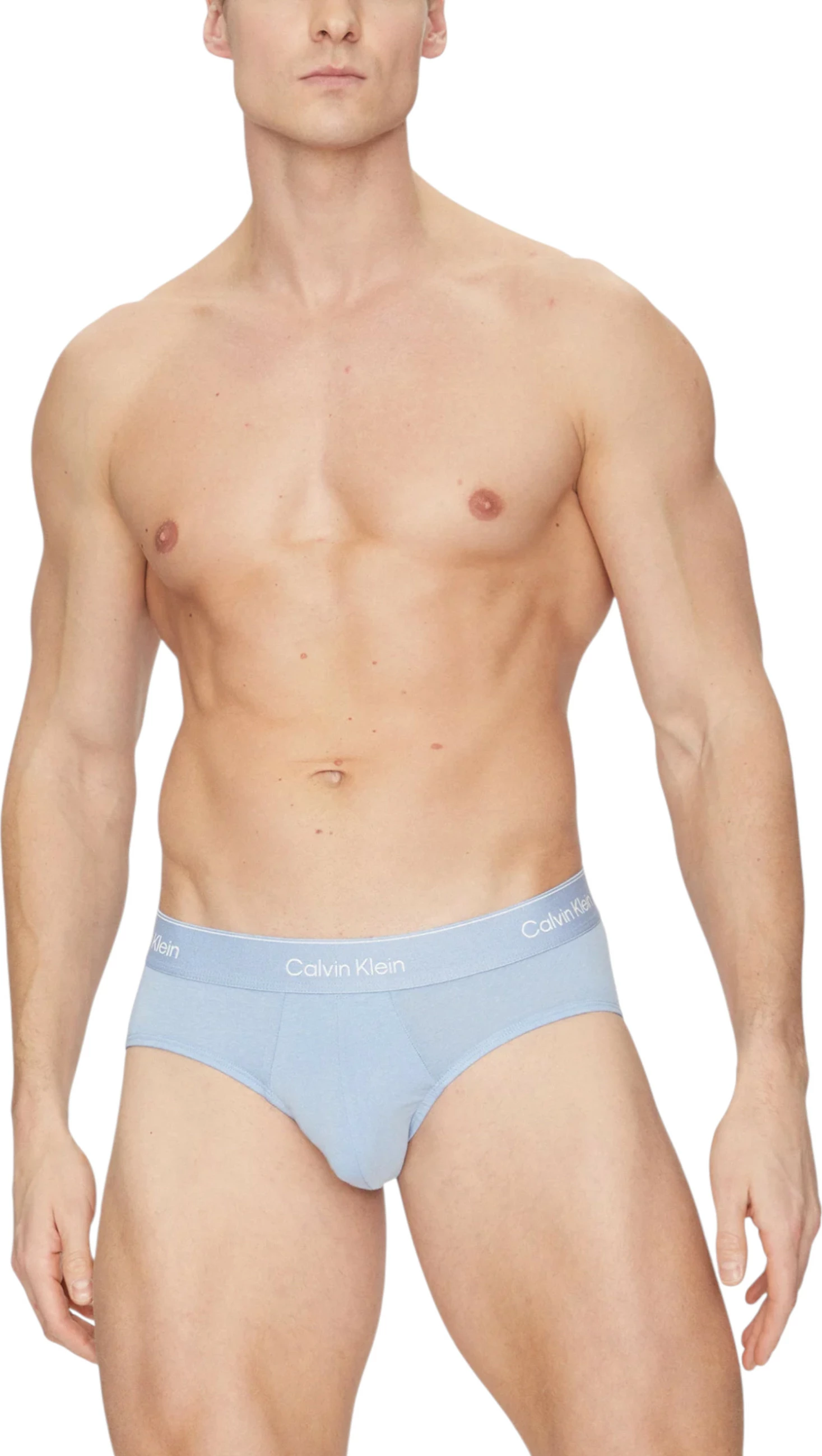 Të brendshme për meshkuj Calvin Klein Underwear Hip Brief LV00NB4388, kaltër e zbehtë [Madhësia: S]
