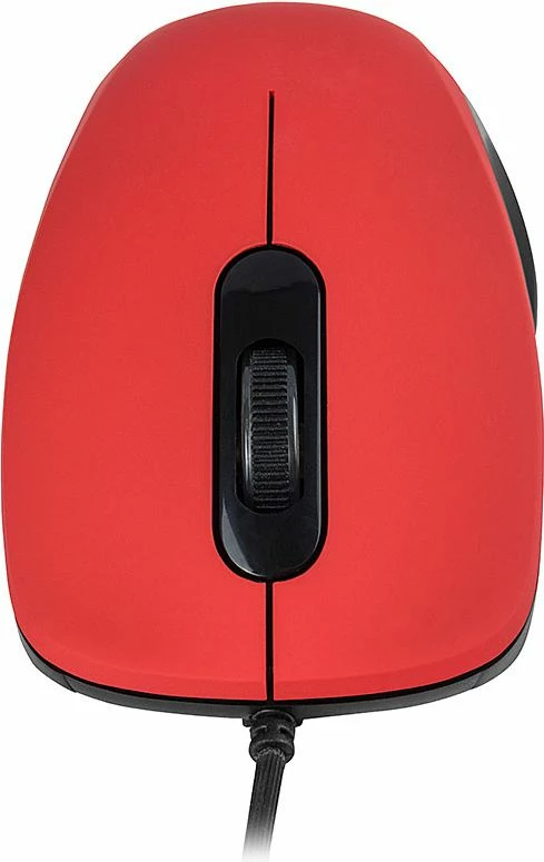 Maus Modecom M10S Silent M-MC-M10S-500 1000 DPI USB i kuq