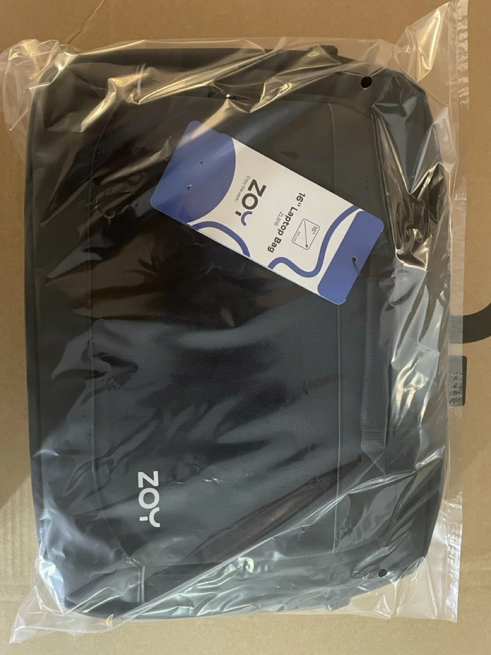 Torbë laptopi ZOY ProBag ZLB16 16", e papërshkueshme nga uji, poliuretan, zezë/gri