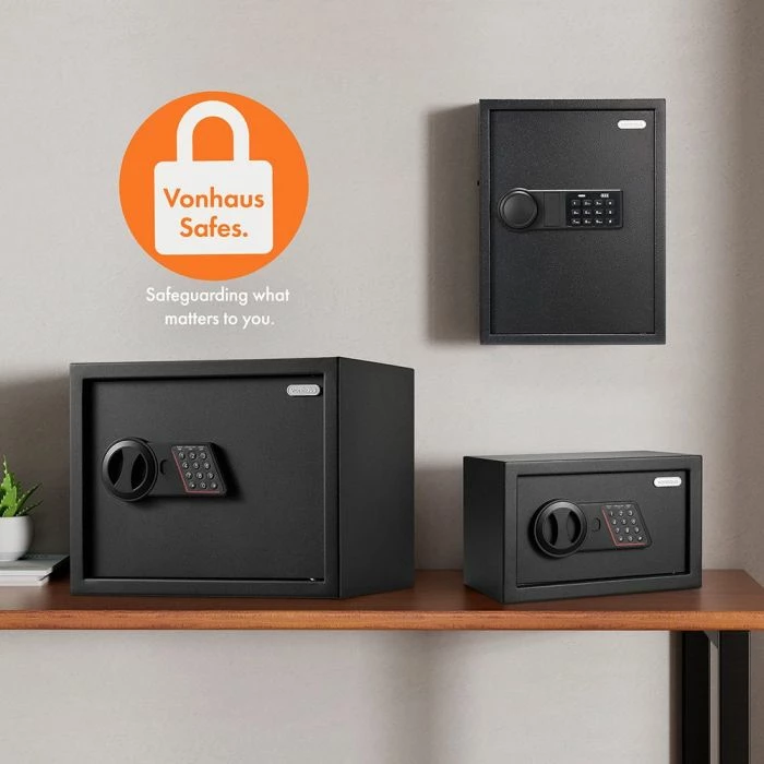 Kasafortë sigurie VonHaus 3515437 8.5 L, e zezë