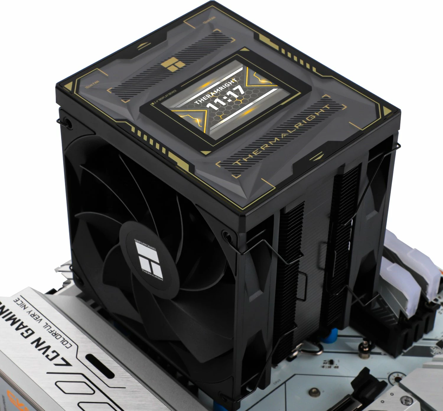 Ftohës CPU Thermalright Burst Assassin 120 Vision, 2x120mm, LCD, 6 heatpipe, i zi