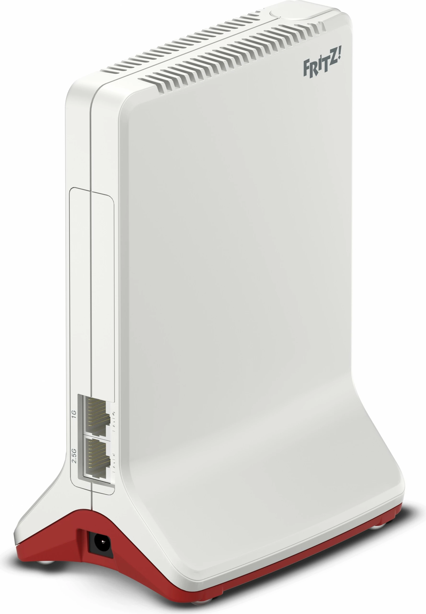 Router portabil AVM FRITZ!Repeater 6000, Wi-Fi 6, Tri-band, Ethernet LAN, Kuq, Bardhë