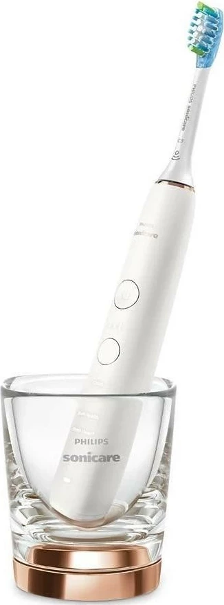 Furçë dhëmbësh sonike Philips Sonicare DiamondClean 9000 HX9914/57, e bardhë e zezë
