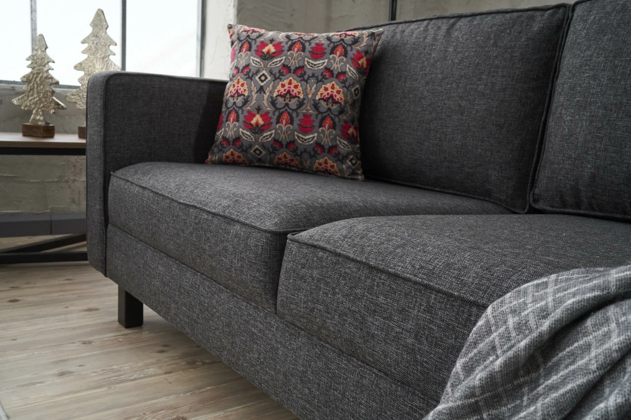 Divan dy ulëshe Atelier del Sofa, lino Kale, antracit