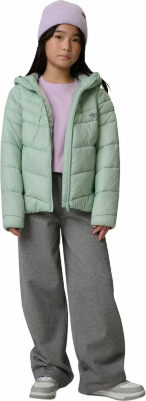 Jakne për vajza 4F F0739 mint [Madhësia: 152 cm]