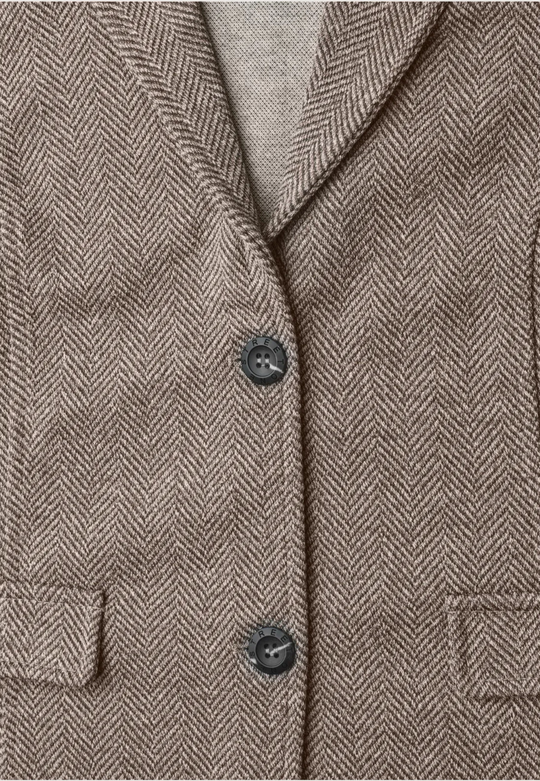 Blazer për femra Street One QR Dessin Basic 213112, kafe [Ngjyra: 44]