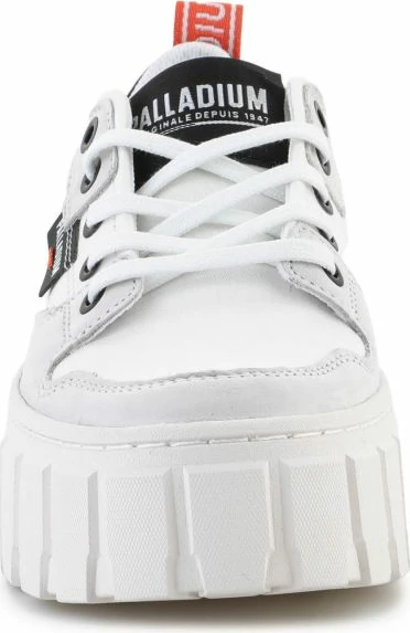 Këpucë për femra Palladium Pallatower Lo W, të bardha dhe gri