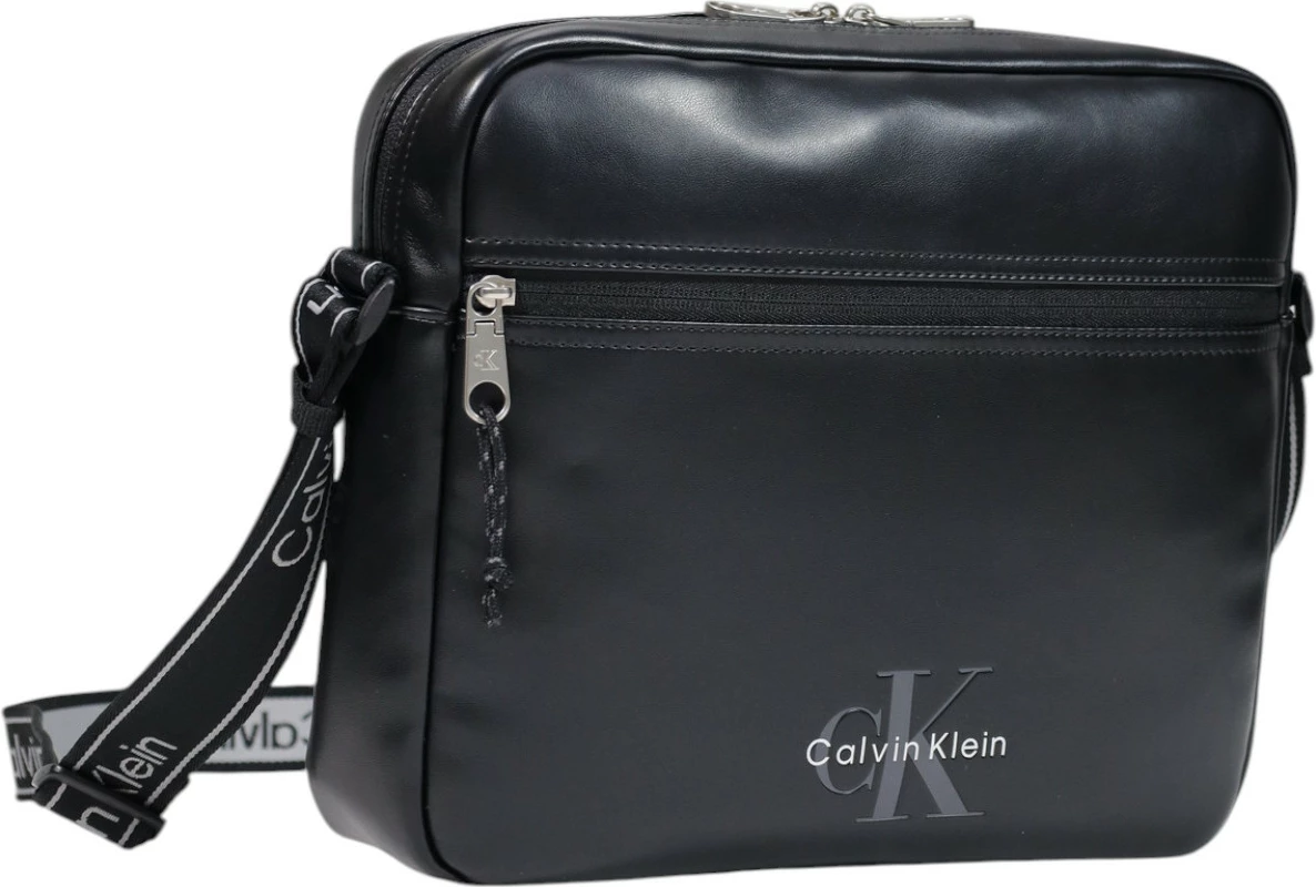 Çantë laptopi për meshkuj Calvin Klein LV04D3442G, e zezë