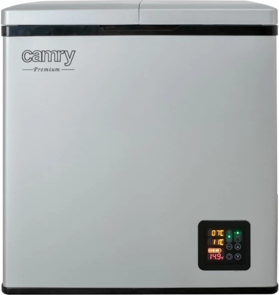 Ftohës portativ me kompresor CAMRY CR8076 38 L, dy ndarje (15 L + 23 L), deri -20°C, gri