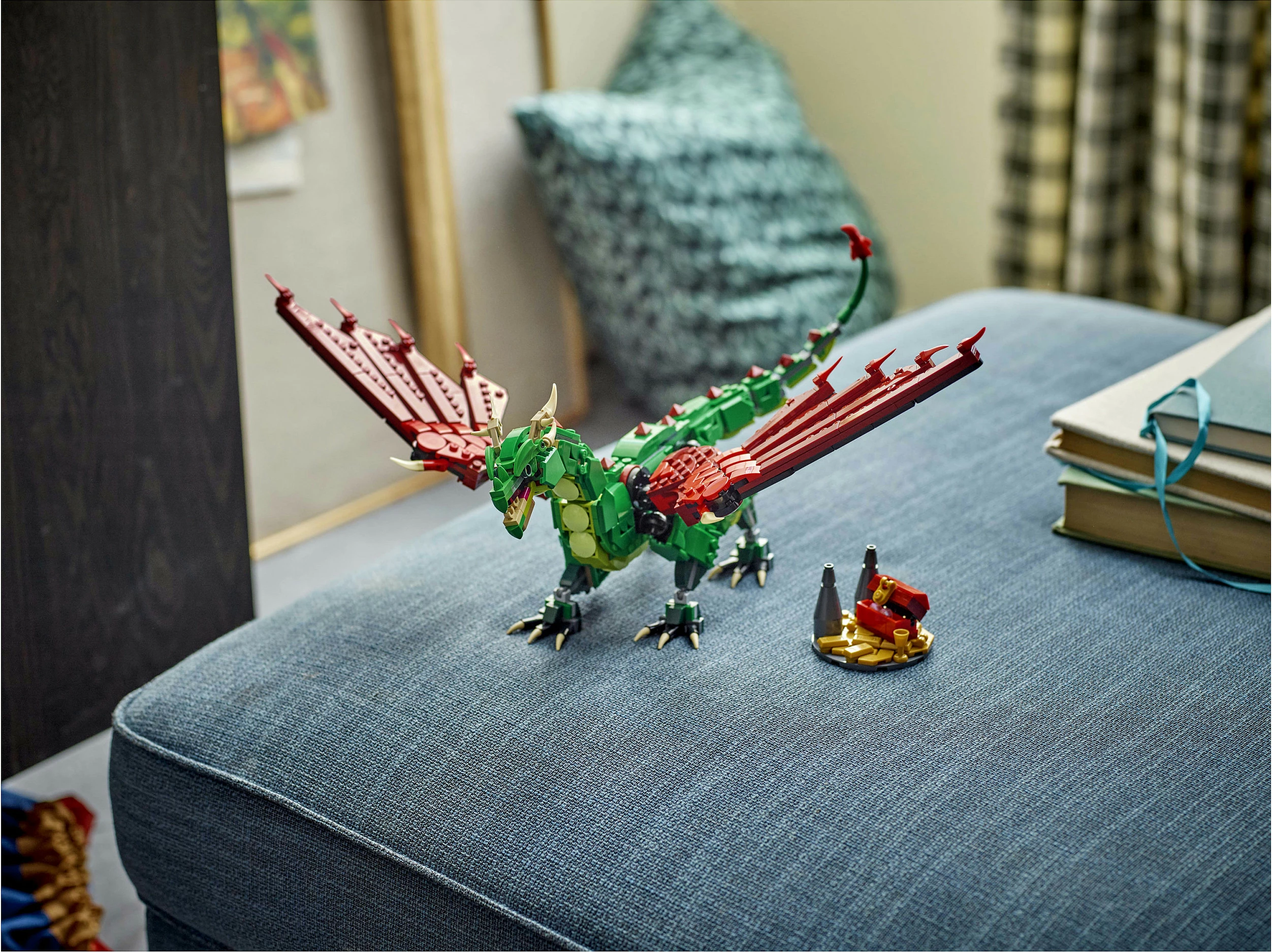 Set ndërtimi LEGO Creator Green Dragon 31161, shumëngjyrësh