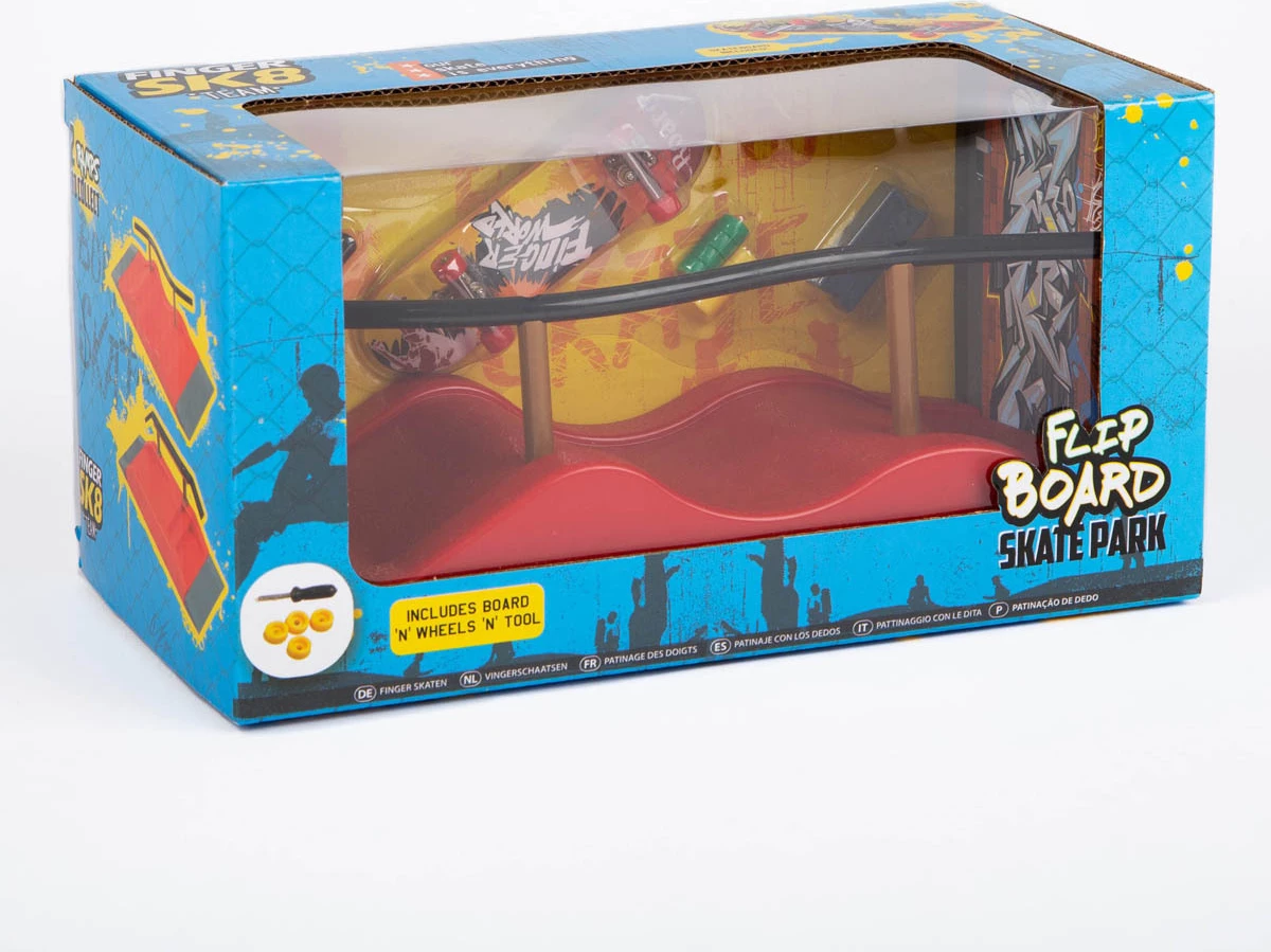 Finger Sk8 Flip Board Skate Park Ramp Set (Styles Vary)