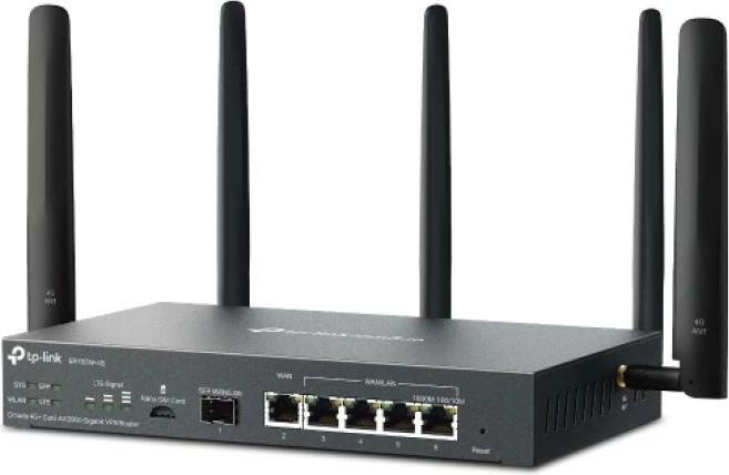 Router, TP-Link ER706W-4G 2.5Gbps 4G LTE Wi‑Fi me SFP, 4 antena