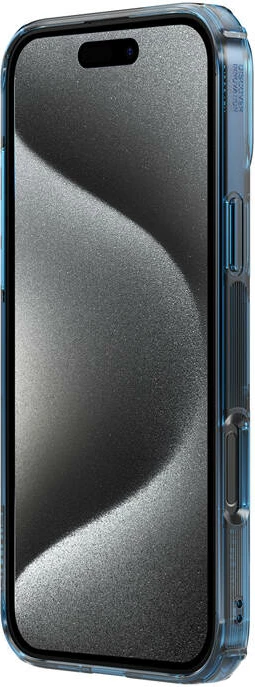 Mbështjellës Nillkin Nature TPU Pro Magnetic për iPhone 16 Pro Max, blu