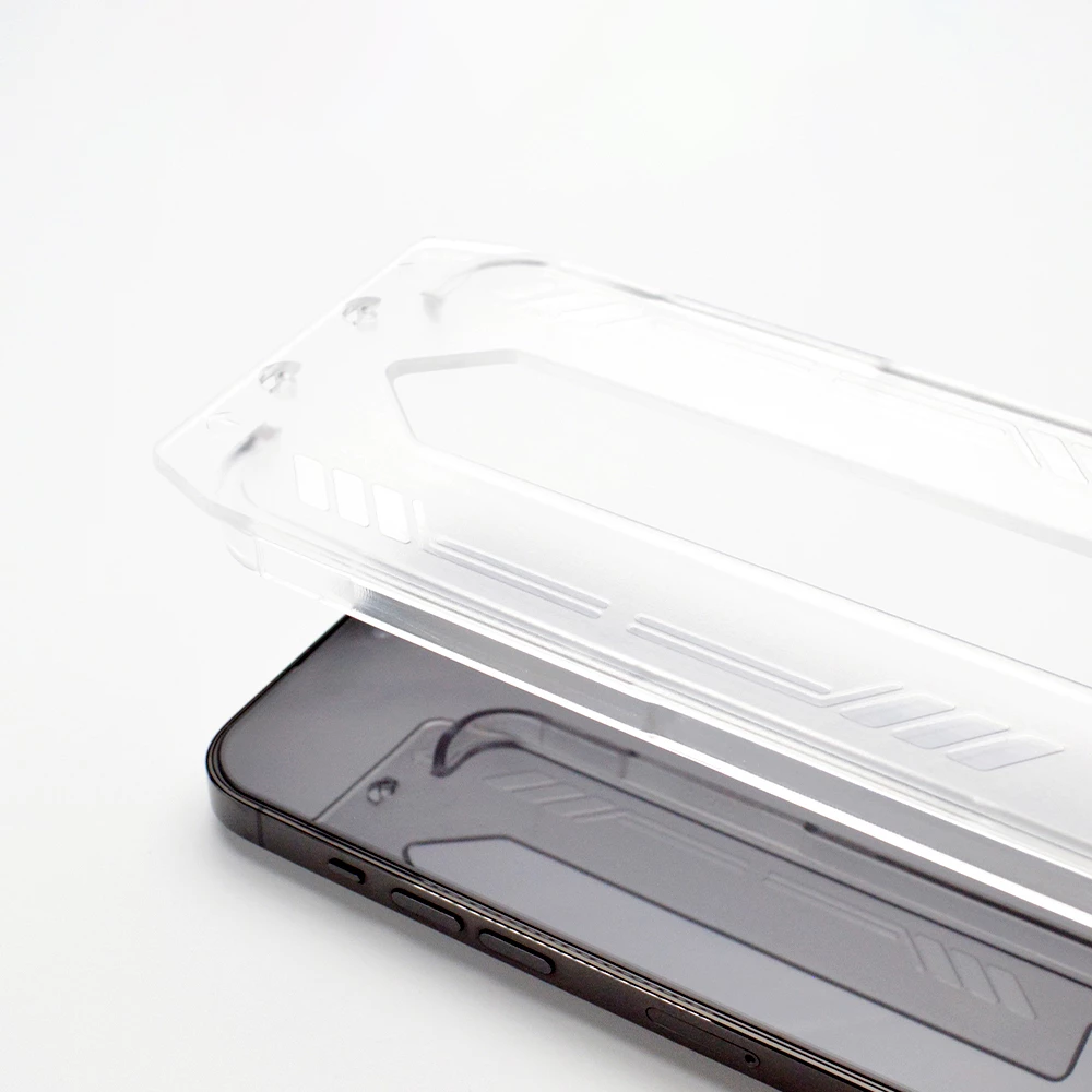 Xham i temperuar Wozinsky Premium Glass me kornizë montimi për iPhone 13 Pro Max, i zi