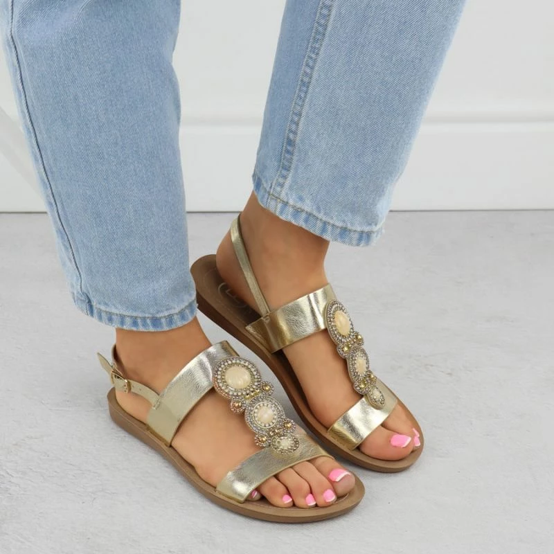 sandale për femra Filippo DS6882, ari