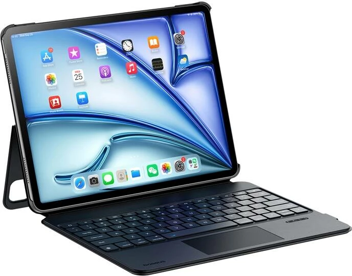 Mbështjellës me tastierë Baseus Brilliance 2 për iPad Pro 12.9", e zezë