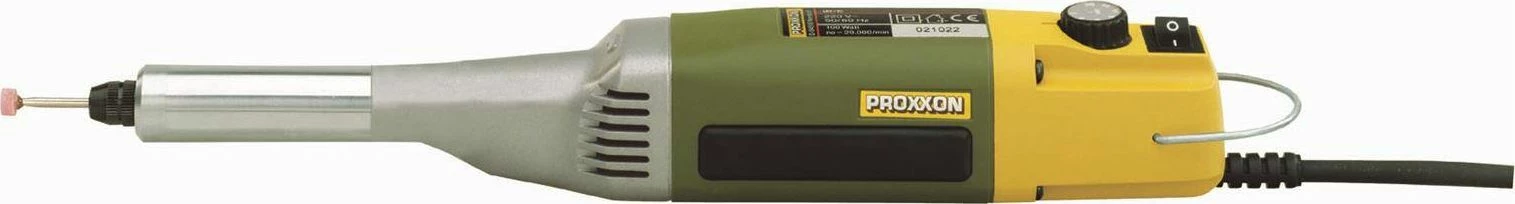 Makineri shpimi dhe frezimi Proxxon LBS/E 100W, qafë e gjatë 75mm, 5.000–22.000 rpm, set kapësesh 1–3.2mm, me kuti plastike