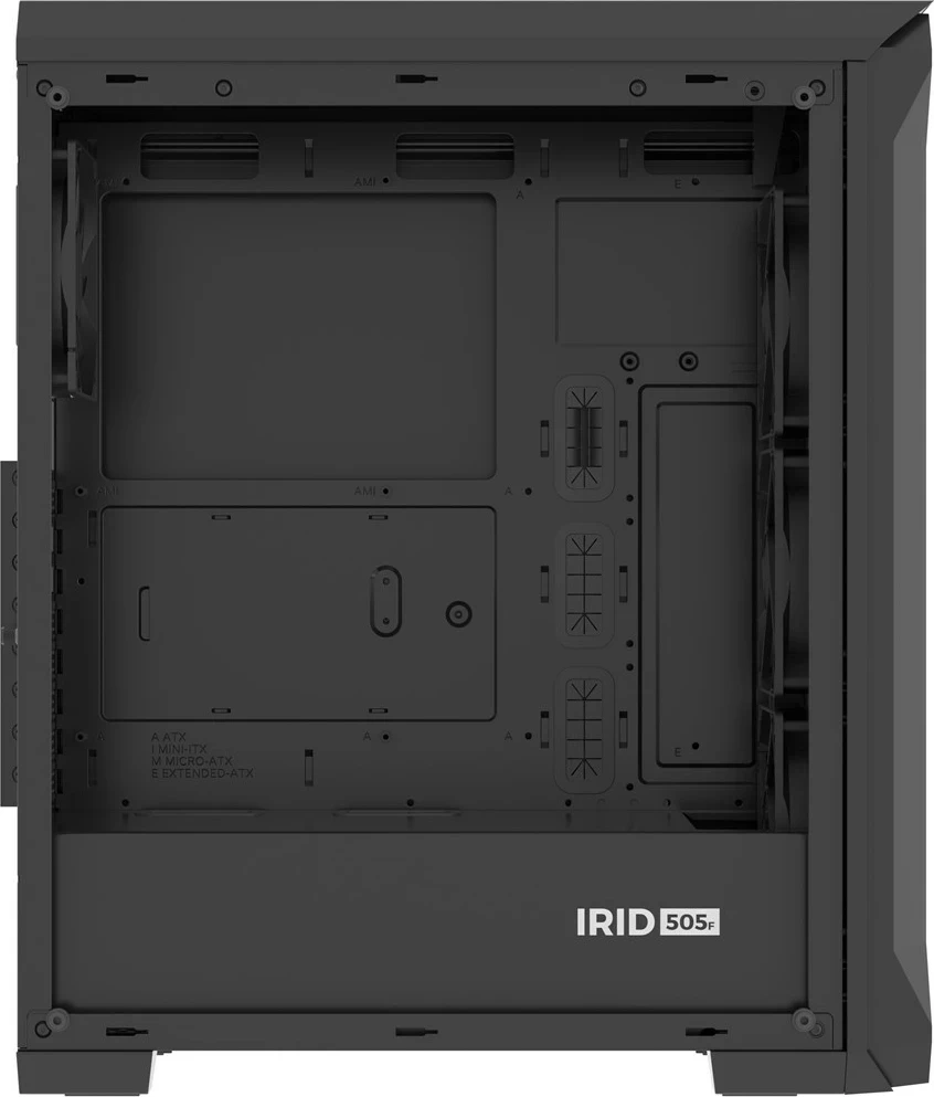 Kasë GENESIS Irid 505F Midi Tower, e zezë