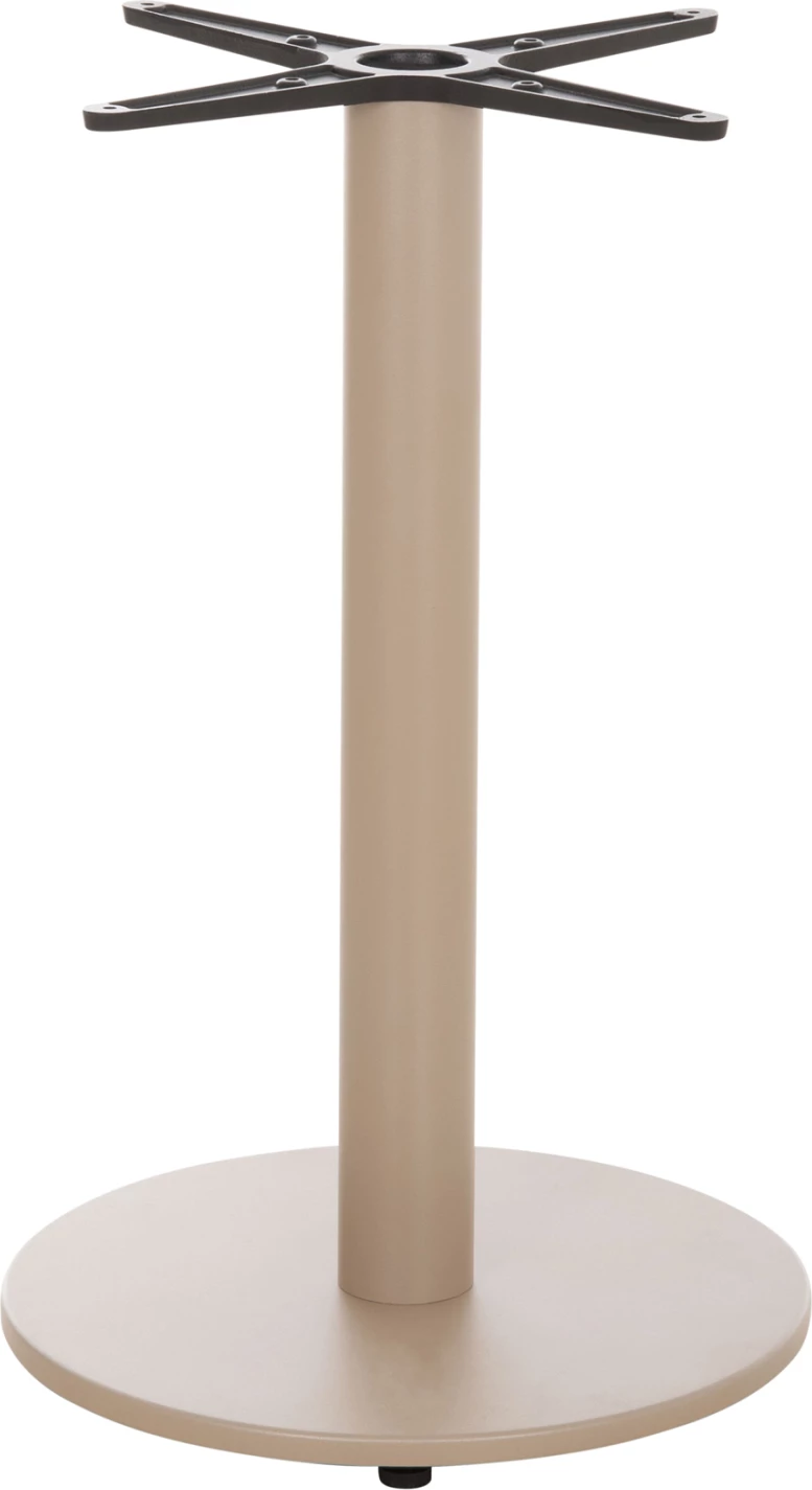 Baza e rrumbullakët për tavolinë, alumin, ngjyrë kapuçino, FH476.25, 45x72cm