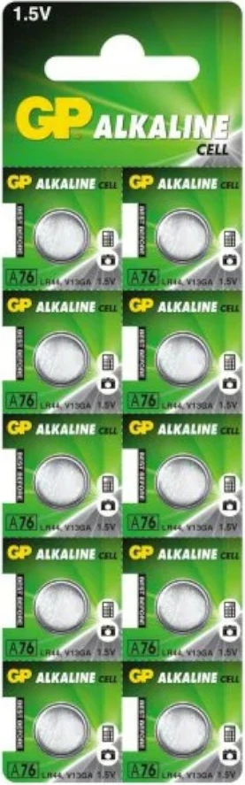 Bateri alkaline GP Battery A76, set 10 copë